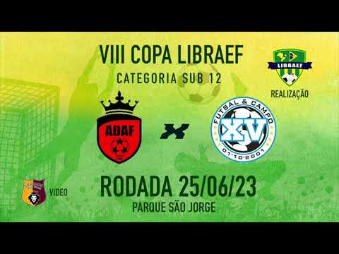 ADAF ESPORTES X XV DE PIRITUBA - SUB 12