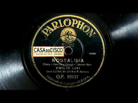 1937: Emilio Livi - Nostalgia (Lost Media)