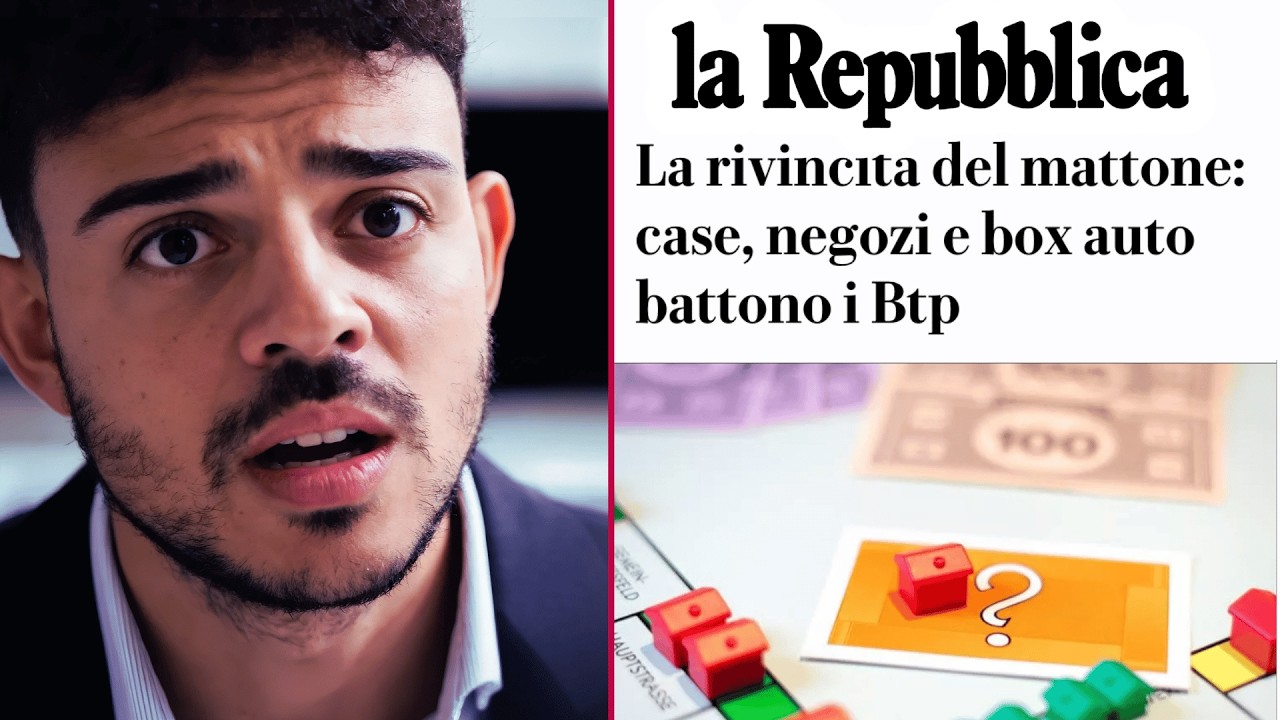 REAGISCO a "La Repubblica": La rivincita del mattone case, negozi e box auto battono i Btp