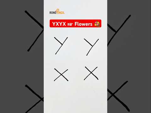 How to draw Flower | Easy flower drawing | Easy drawing | Flower Drawing | #drawing4kids #drawing