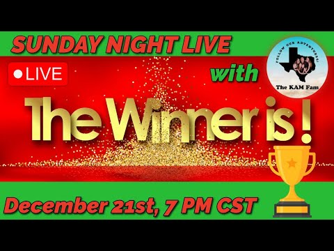 ULTIMATE CHRISTMAS LIGHT BATTLE WINNERS | SUNDAY NIGHT LIVE WITH THE KAM FAM