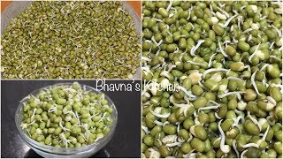How to Sprout Moong Beans | Seeds Sprouting | Video Recipe | Bhavna's Kitchen