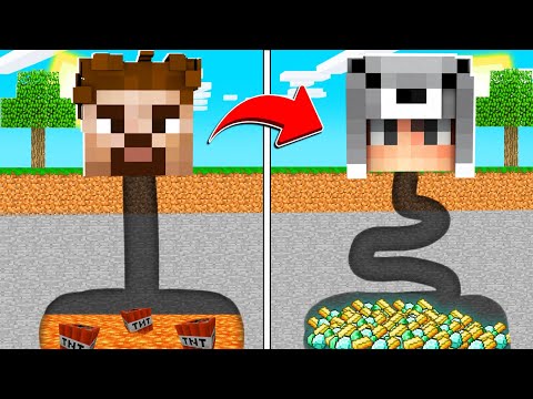 FAKİR KAFA LABİRENT VS ZENGİN KAFA LABİRENT! 😱 - Minecraft