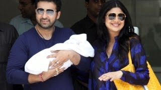 PAPARAZZI: Shilpa Shetty With Her Baby Boy