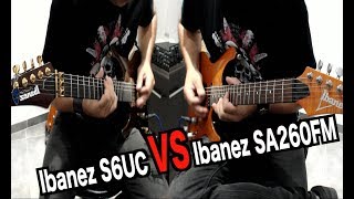 Video thumbnail for Ibanez S6UC VS Ibanez SA260FM by Nym Guitarist