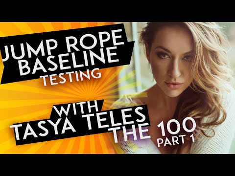 BASELINE JUMP ROPE TESTING with Tasya Teles | Part 1/3