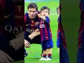 Lionel Messi and Thiago Messi