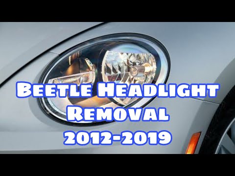 2012-2019 Volkswagen Beetle Headlight Removal