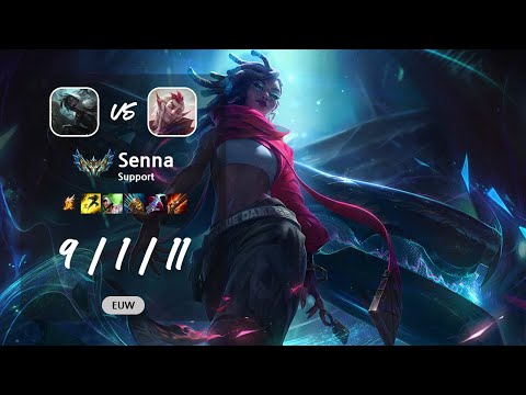Senna Support vs Rakan - EUW Challenger Patch 13.12