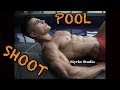 Aussie Fitness Model Nick Papa Pool Shoot Styrke Studio