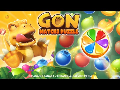 GON: Fruits Match3 Puzzle video
