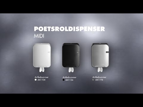 Een Poetspapierdispenser QuartzLine Q16 midi wit 441104 koop je bij Van Leeuwen Boeken- en kantoorartikelen