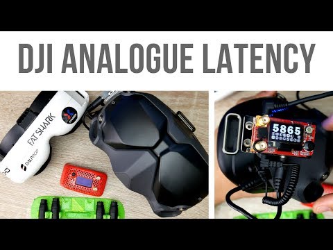 DJI FPV Goggles Analogue Input Latency // URUAV 5.8G RX PORT