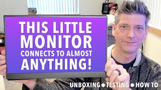 Miktver Portable Monitor for Work and Play! Unboxing How-to and Impressions
