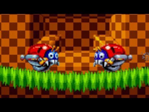 Motobug in Sonic Mania (Demo) | Sonic Mania Mods ⮚ Gameplay