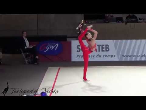 2019.03.30 Тье - Никольченко Влада 2002 🇺🇦UKR - Булавы 20,10 - Grand Prix Thiais