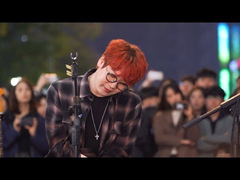 20191020 NELL(넬) - 곡 설명 + 섬(Acoustic ver.) @신촌 연세로 버스킹
