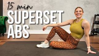 15 min. SUPERSET Abs Strength Training