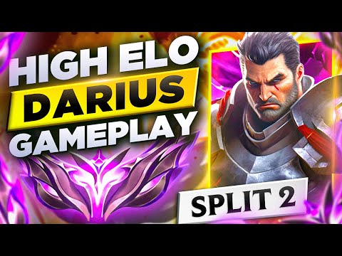 S13 High Elo Darius Gameplay #6 - Season 13 Split 2 SoloQue - Split 2 Darius Builds&Runes