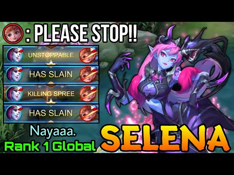 Deadly Abyssal Arrows NonStop Delete Angela - Top 1 Global Selena Nayaaa. - MLBB