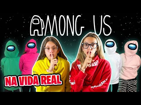 JOGANDO AMONG US NA VIDA REAL! IMPOSTOR IQ 999 - AMONG US REAL LIFE  FT MUNDO DA VIVI