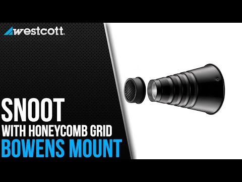 Snoot with Honeycomb Grid