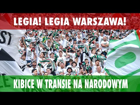 Legioniści w transie: Legia, Legia Warszawa!