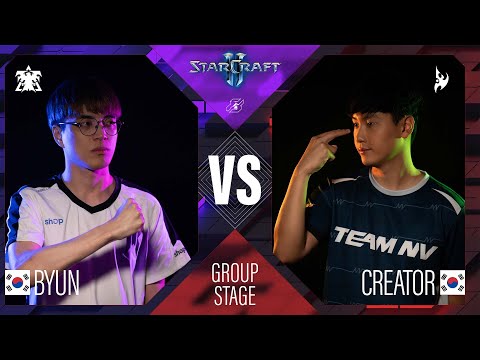 ByuN vs. Creator // Gamers8 featuring StarCraft  // Group Stage