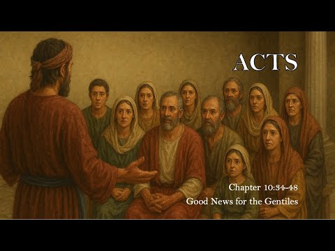 Acts 10:34-48 – Good News for the Gentiles | The Seeker’s Well | Real Faith for Real People