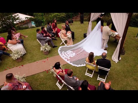 Filmagem com Drone - Casamento Lais