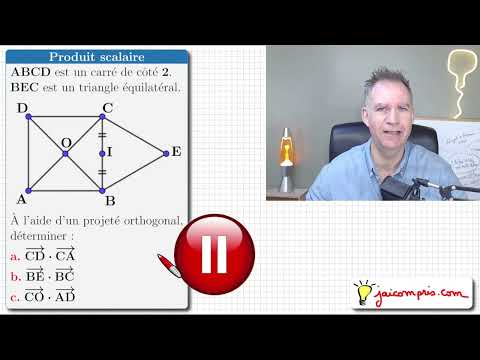Calculate a scalar product with the orthogonal projection ♦ 3 examples to understand ♦ First spec...