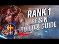 RANK 1 LEE SIN JUNGLE GUIDE & BUILD | Patch 4.4 | RiftGuides | WildRift