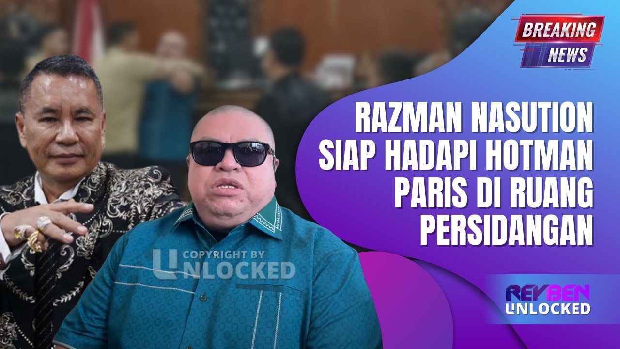 Perang Hukum Memanas: Razman Nasution vs Hotman Paris di Ruang Sidang