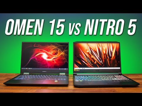 HP Omen 15 против Acer Nitro 5 — какой игровой ноутбук лучше?