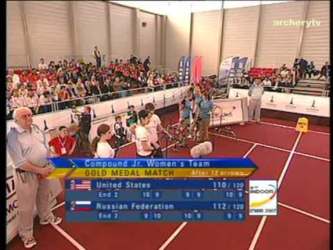 USA v Russia – compound junior women's team gold | Izmir 2007 World Archery Indoor Championships