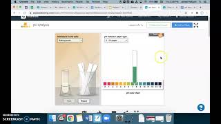 pH Analysis:  EL Gizmos