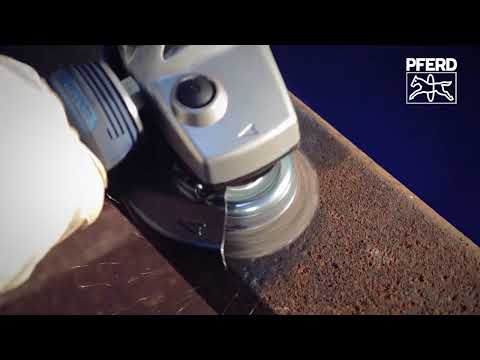 Brosse boisseau 18 torsades acier sg tbg avec filetage M14x2 - par 5 PFERD