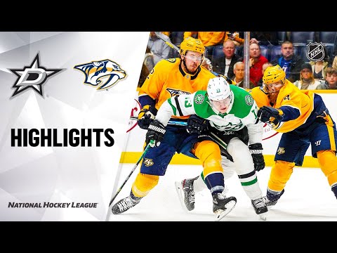 NHL Highlights | Stars @ Predators 3/5/20