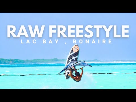 Raw Freestyle Windsurfing Session | Bonaire Lac Bay