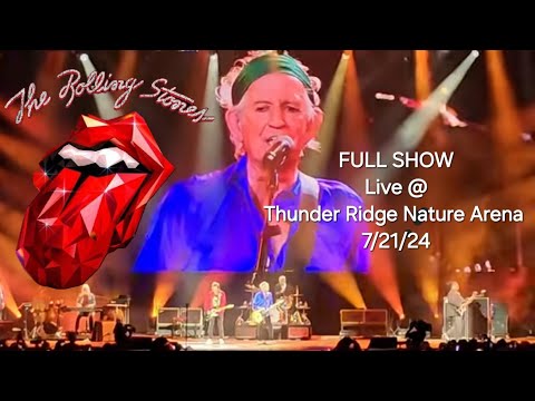 The Rolling Stones Live @ Thunder Ridge Nature Arena. 7/21/24. Ridgedale, MO. Full Show.