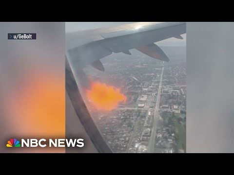 American Airlines plane returns to Vegas after engine sparks during flight
