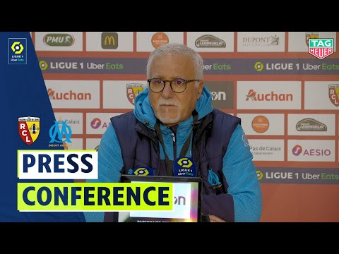 Press Conference RC LENS - OLYMPIQUE DE MARSEILLE (2-2) / Week 23 - Ligue 1 Uber Eats / 2020-2021