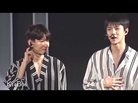 170805 EXO (엑소) - 인사 Talk (Main 백현 Baekhyun)  - SMTOWN Special Stage in HK