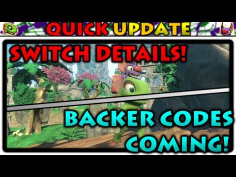Yooka-Laylee Quick Update - Switch Version FULL DETAILS! Pre-Purchase now available!