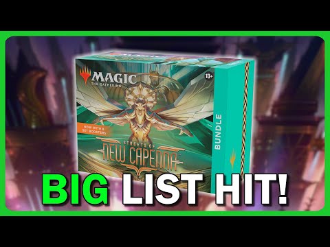 SAVED By The LIST! | MTG Streets of New Capenna Bundle Unboxing