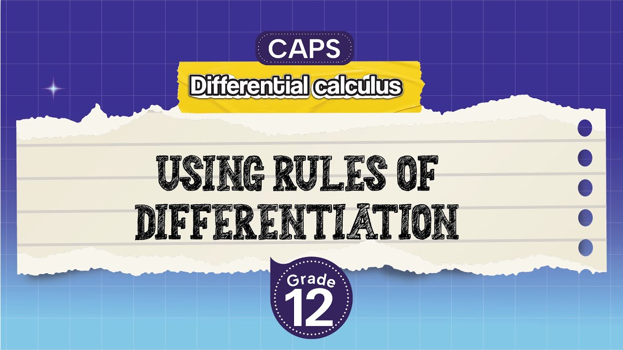 [GRADE 12] Using rules of differentiation