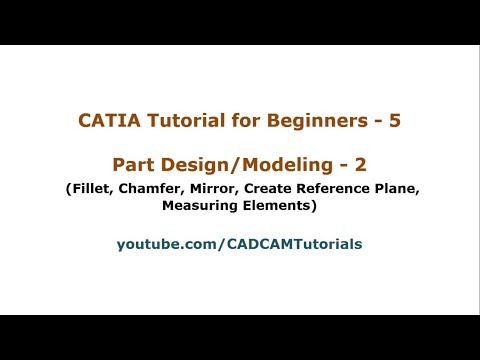 CATIA Tutorials for Beginners 1