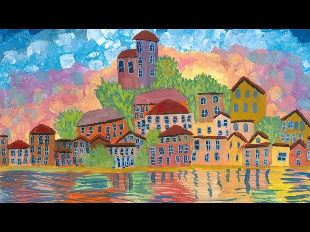 Рисуем город мечты