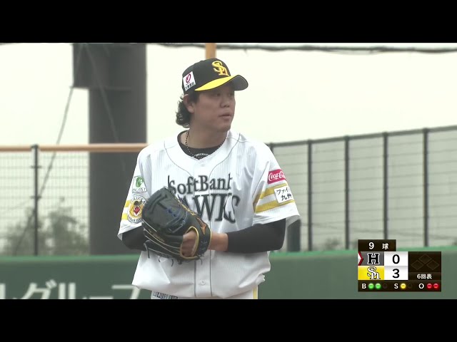 【ファーム】移籍後初登板!! ホークス・上茶谷大河 1イニングをパーフェクトに抑える好リリーフ!! 2025年5月18日 福岡ソフトバンクホークス 対 くふうハヤテベンチャーズ静岡