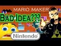 Mario Maker Is A Bad Idea....For Nintendo! | HMK ...